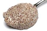 Flax seed emulsion. Store the emulsion in a refrigerator. The flaxseed emulsion is sticky. It is greyish in color due to minuscule parts of the seed with a certain flavor of its own. Very good with grains.